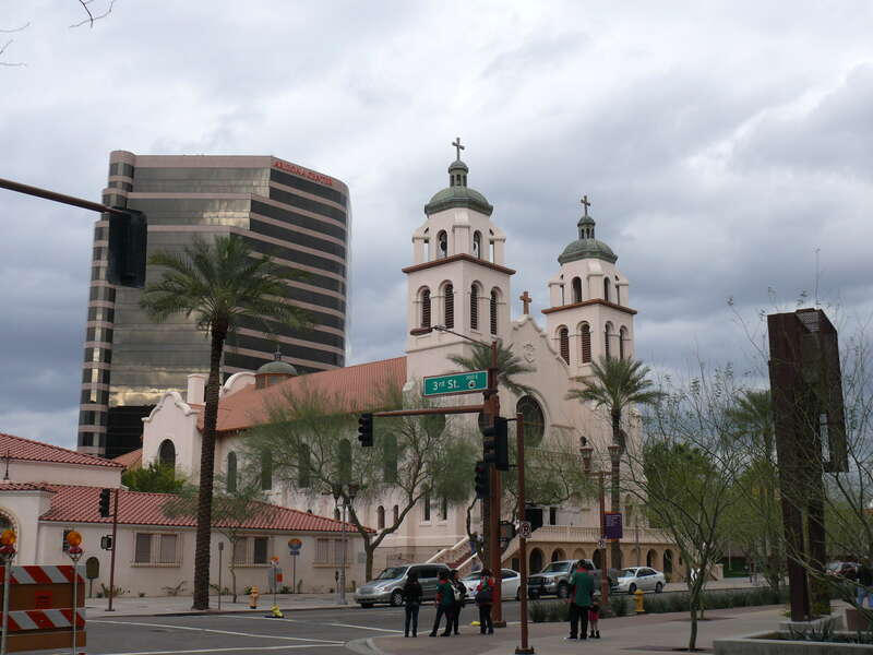 Saint Mary's Basilica in Phoenix (Arizona, USA).