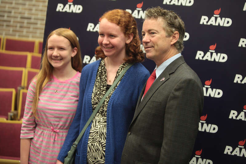 U.S. Senator Rand Paul speaking with supporters on his "The Iowa 10,000 College Tour!" at the UPS Auditorium at Morningside College Sioux City, Iowa.

Please attribute to Gage Skidmore if used elsewhere.