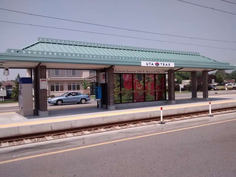 Redwood Junction (UTA station) in Salt Lake City, Utah.