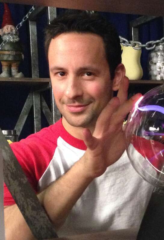 Rick Lax pictured in the Wizard Wars 'Magic Shop'