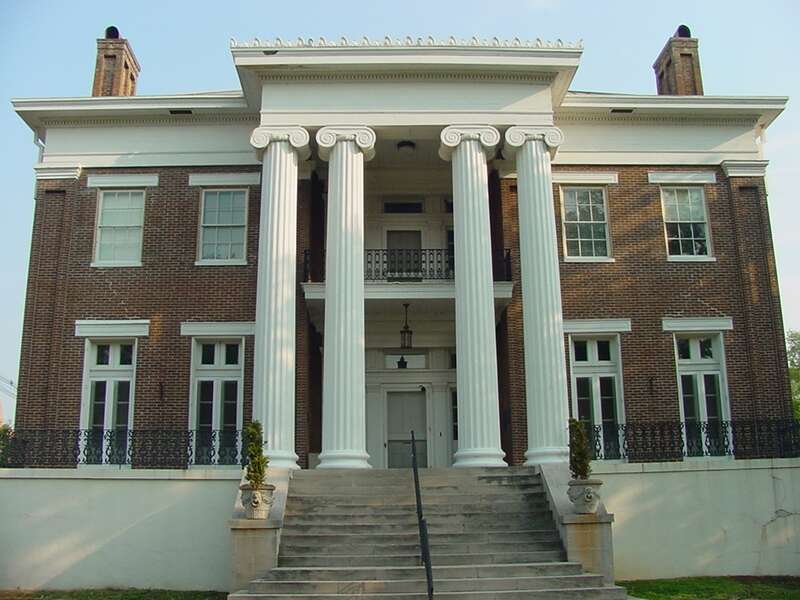 Rogers Hall — the 1854 Antebellum "Courtview" residence, on the University of North Alabama campus in Florence, Alabama.
Taken by me on May 27, 2007.