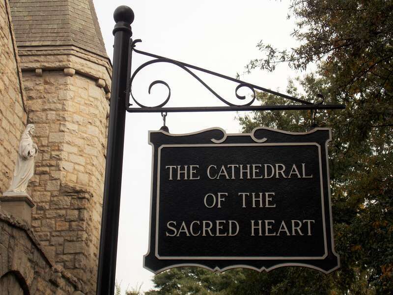 Sacred Heart Cathedral near downtown Raleigh, North Carolina.