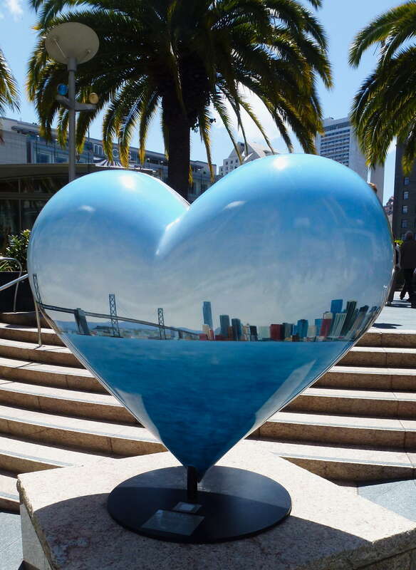 "I love (heart)" Union square  San Francisco, California, USA.
