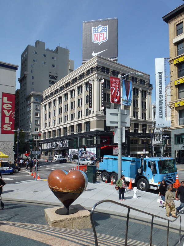 "I love (heart)" Union square  San Francisco, California, USA
