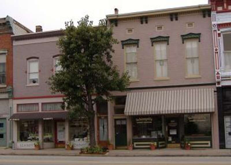 Outside of Schimpff's Confectionery in Jeffersonville.