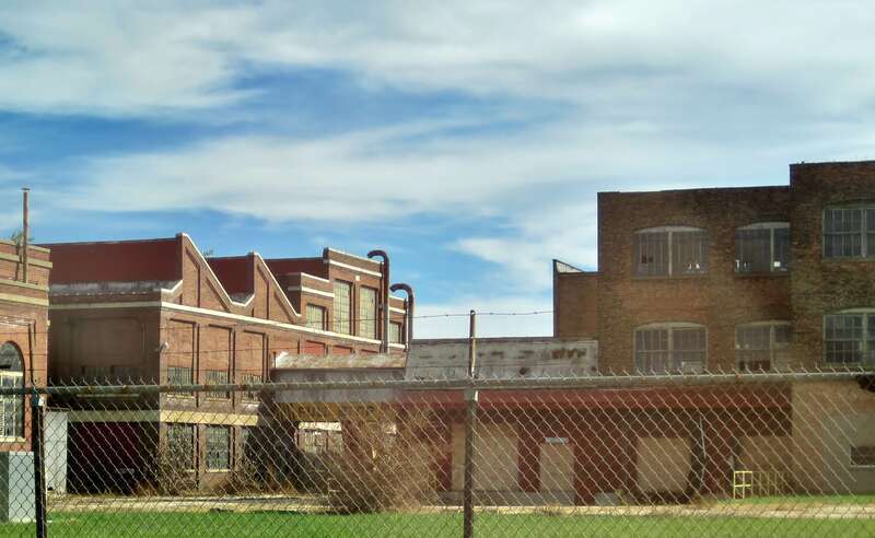 Sections 4, 9 &amp; 12 in the Barber–Colman Company Historic District (1918). Section 4 housed the Machine Working Department on the first floor, the Knotter Department on the second floor, and the Die Room &amp; Experimental Department on the third