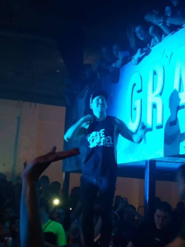 Simple Plan playing at the Granada Theater in Lawrence, Kansas on 4-8-17