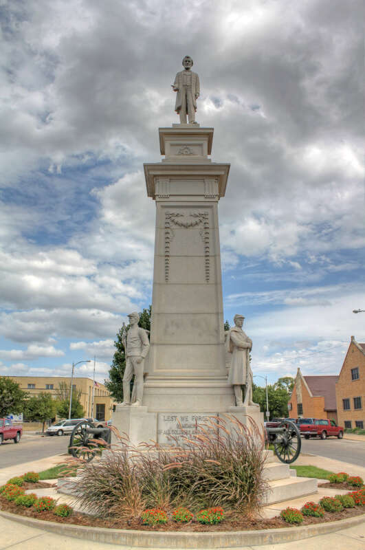 Soldiers and Sailors Memorial, First Ave. and Walnut St. Hutchinson