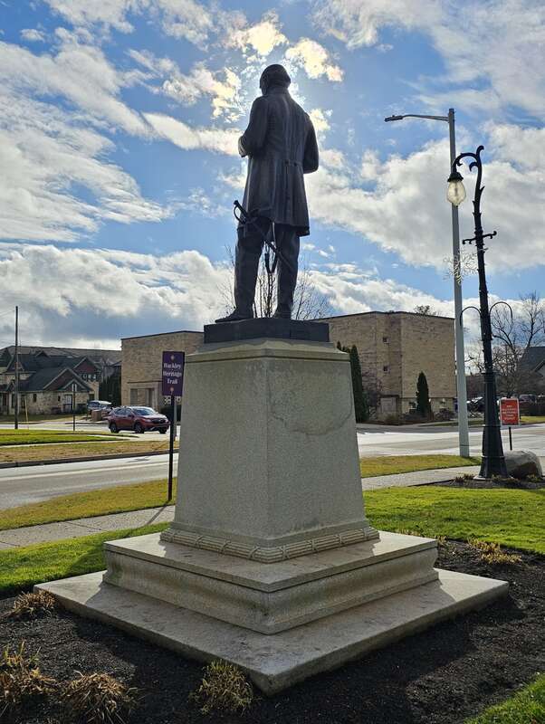 Statue of Ulysses S. Grant at Hackley Park in Muskegon, Michigan