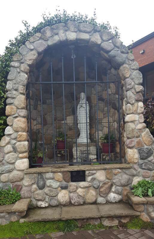 Statue of the Blessed Virgin at Saint Joseph Catholic Church in Salem Oregon