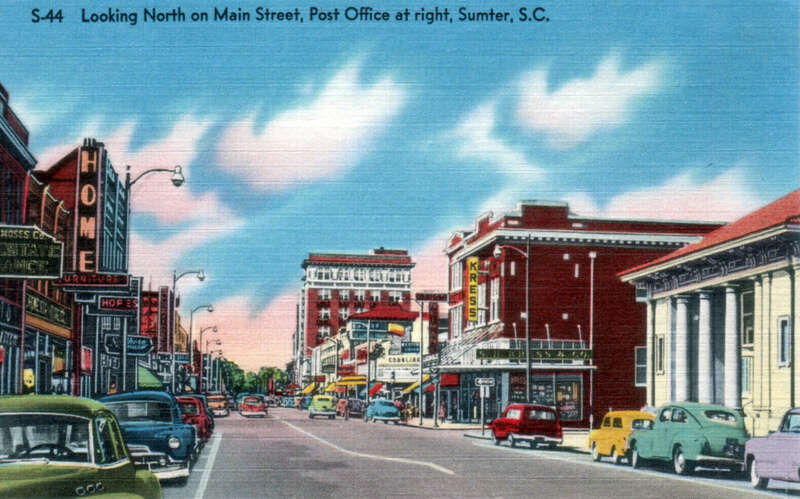 Photomechanical print (postcard) : halftone, colored 
Divided back 
No. S-44 

Published by the Asheville Post Card Co.