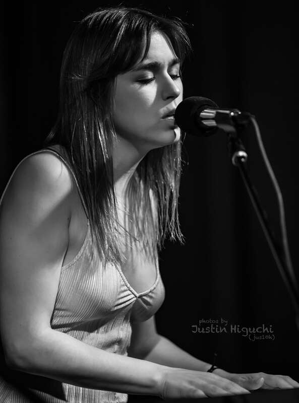 Susy Sun performing live in the Out of Order bar at Tenants of the Trees in Silverlake, Los Angeles, California, on Wednesday, January 4, 2016.