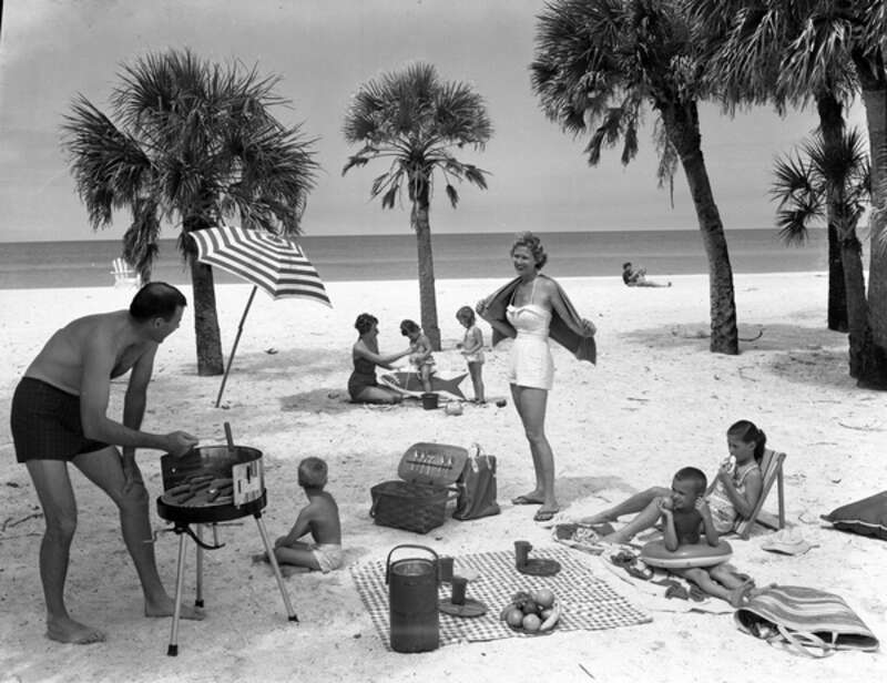 Local call number: JJS0279
Title: Swain family picnicking near the Colony Beach Club: Longboat Key, Florida
Date: 1958
Physical descrip: 1 photonegative - b&amp;w - 4 x 5 in.
Series Title: