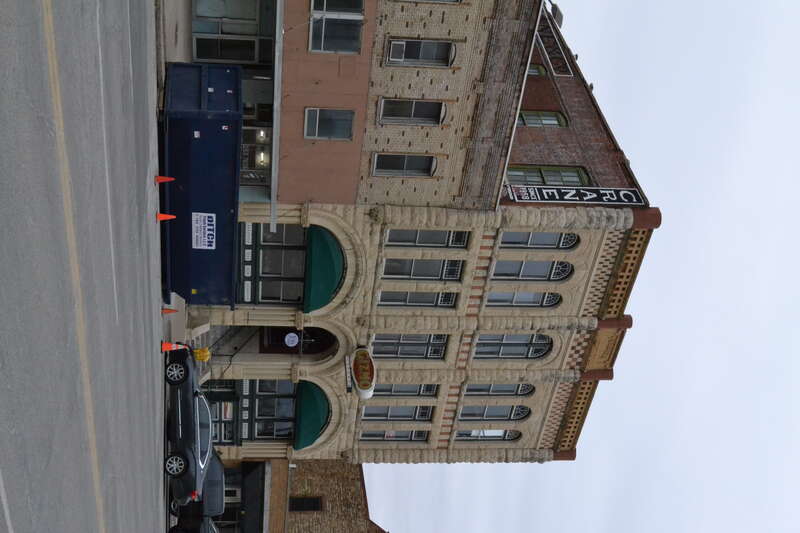 Thacher Building in Topeka, Kansas. Listed on the national Register of Historic Places.