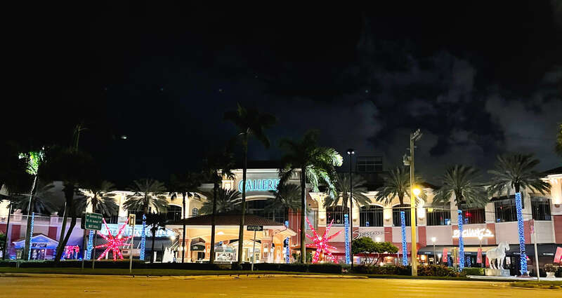 The Galleria Mall is located in Fort Lauderdale on Sunrise Boulevard and close to A1A.