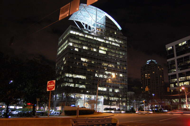 The Pinnacle at night. My favorite building, at least in terms of our "skyscrapers" here in Atlanta.