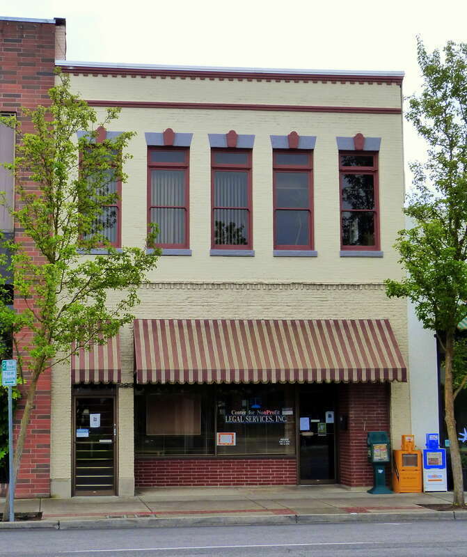 The historic Thomas Building #2 (built 1907), located at 225 West Main Street in Medford, Oregon, United States, is listed as a contributing resource in the Medford Downtown Historic District. The historic district is listed on the US National