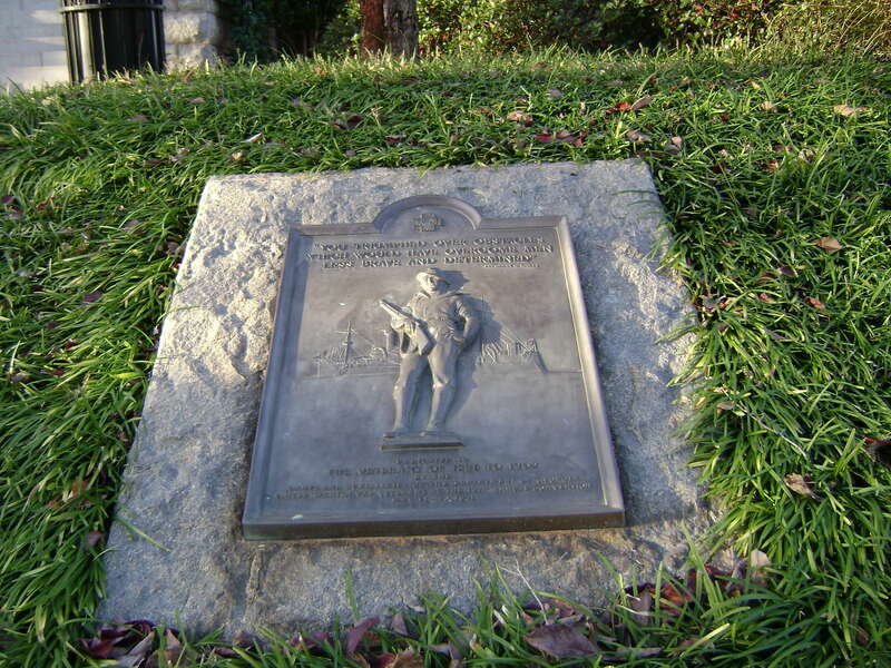 Veterans Plaque in front of Athens City Hall, Georgia
