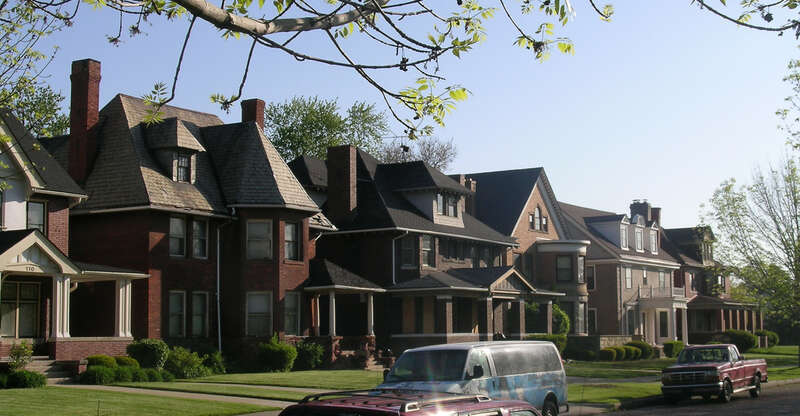 Virginia Park Streetscape between Woodward and Second