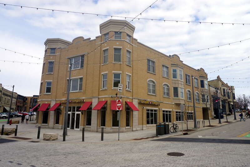 The Lefeber Building (including Noodles &amp; Company) in Wauwatosa, Wisconsin (United States).