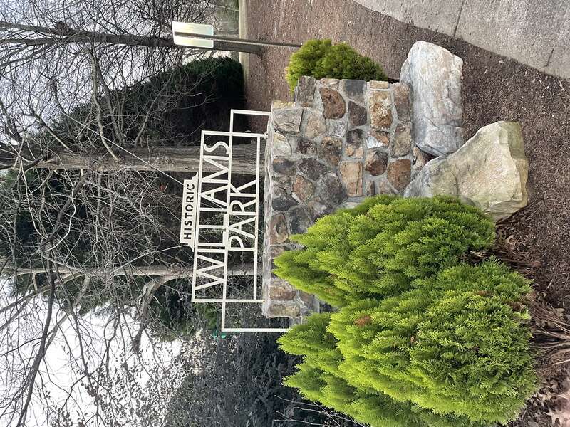 Williams Park neighborhood sign in Smyrna, GA