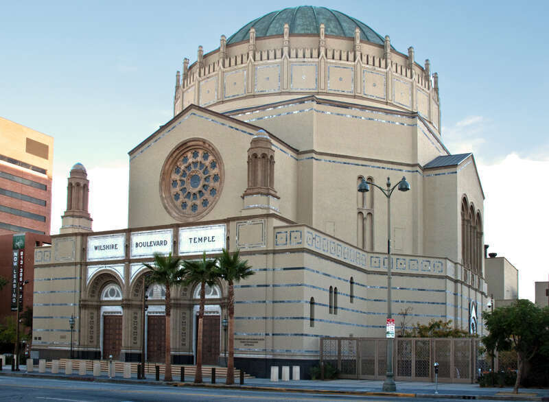 Wilshire Boulevard Temple in November 2014, after extensive renovation inside and out.