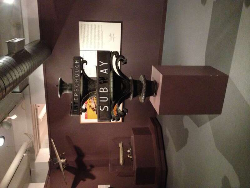 View of interior of permanent installation galleries at The Wolfsonian-FIU, Miami Beach, Florida, USA.