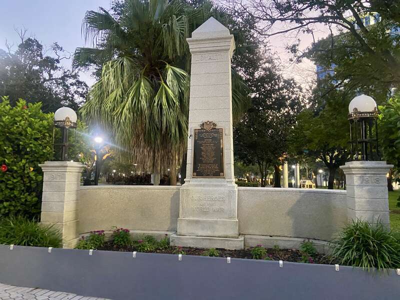World War I Memorial
"HEROS OF THE WORLD WAR"

St. Petersburg, Florida, United States