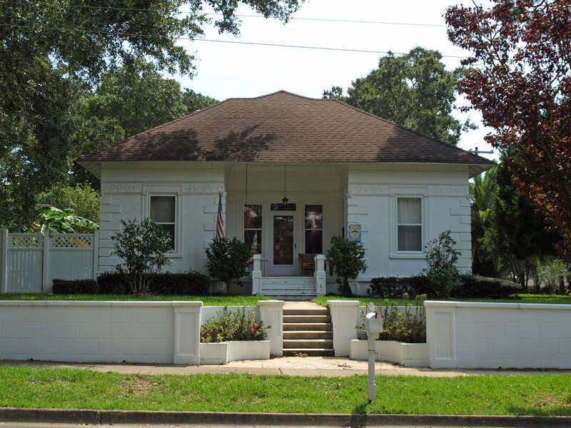 The Zurhorst House in Fairhope, Alabama; listed on the National Register of Historic Places