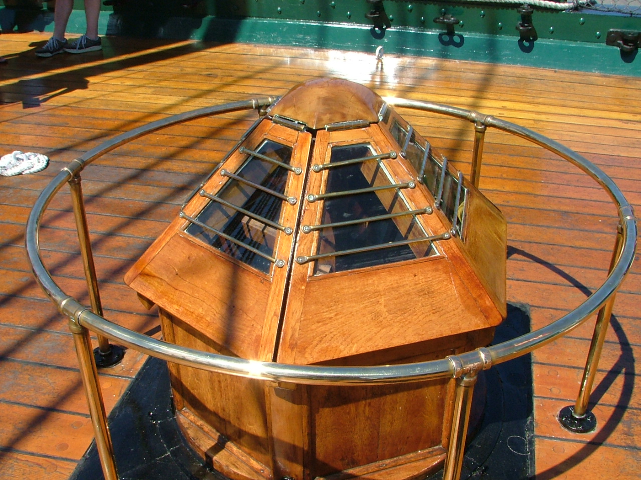 "Old IronSides"  deck skylight, Boston, 7.5.2010