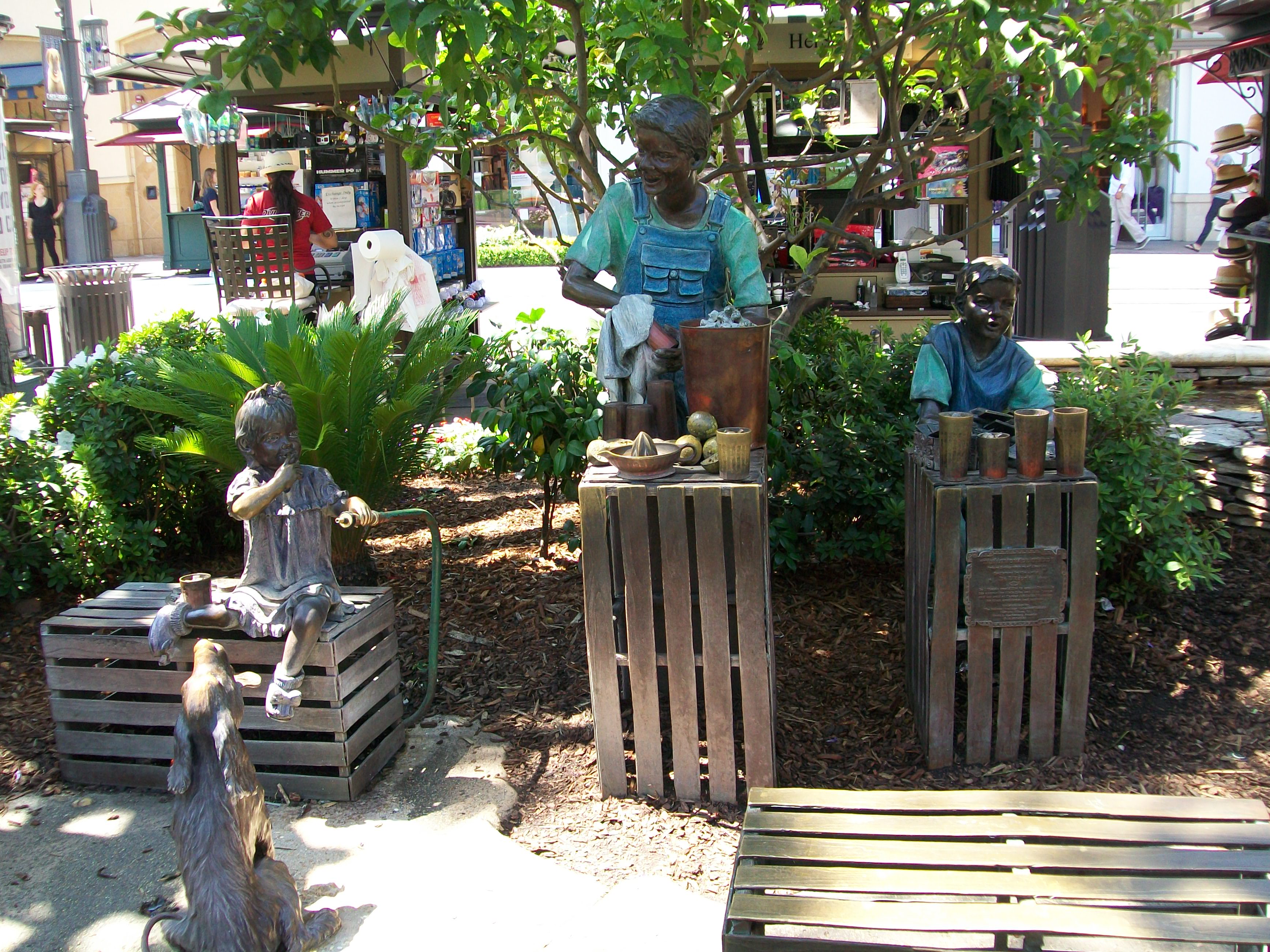 "The Grove" Statues