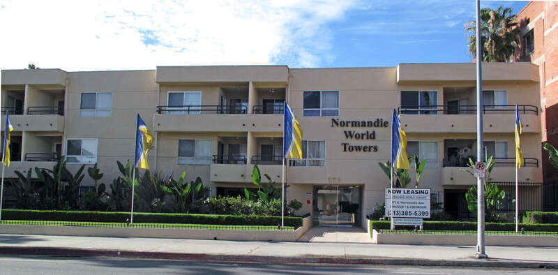 Normandie World Towers, apartment building at 171 S Normandie, Los Angeles
