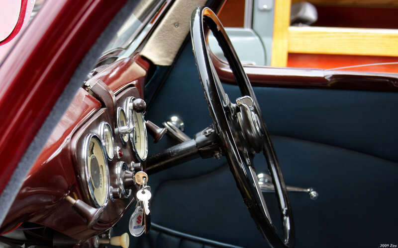 Interior 1948 Standard 14 at British Marques - Oxnard, CA, Aug 9, 2009