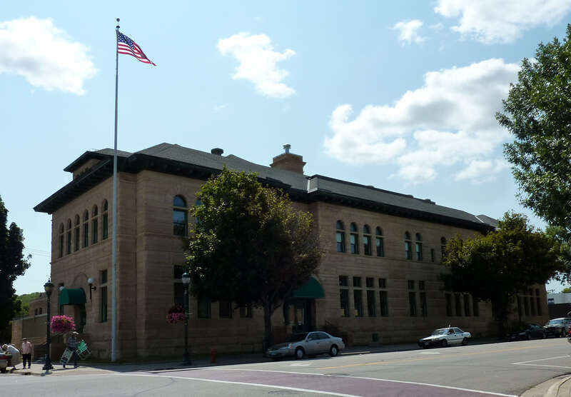 Federal Courthouse and Post Office, Mankato, Minnesota, USA.