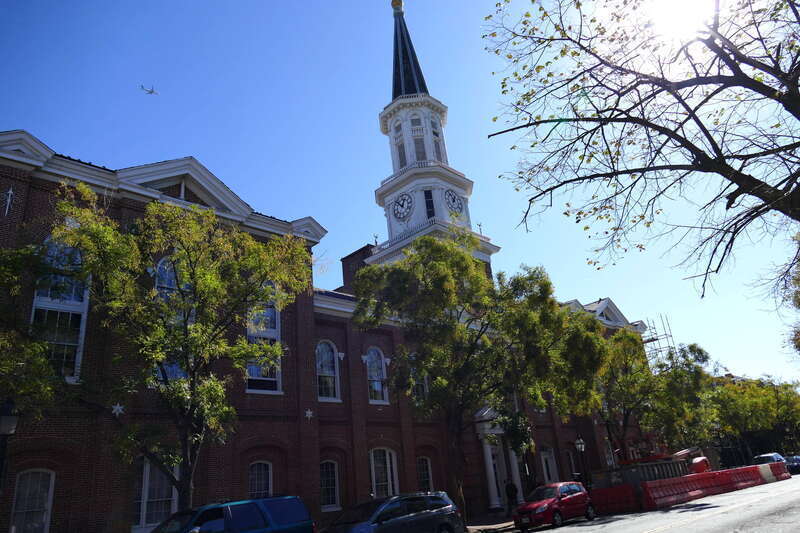City Hall on N Royal Street - Alexandria, Virginia, USA, 27.10.2017