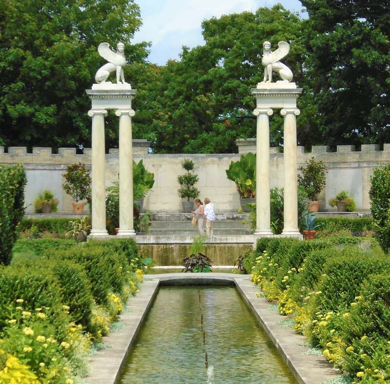 Untermyer Park and Gardens is a historic 43-acre (17 ha) city public park, located in Yonkers, New York in Westchester County, just north of New York City.  The park is a remnant of Samuel J. Untermyer's 150-acre (61 ha) estate "Greystone".  The park