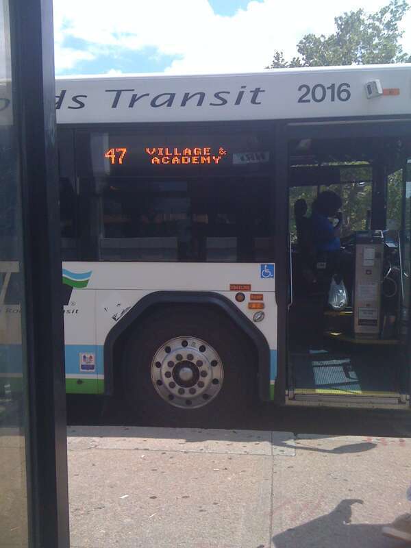 This was my ride into Downtown