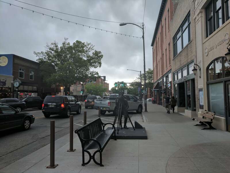 4th Street, downtown Loveland, Colorado