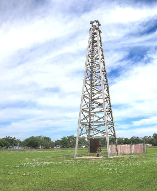 Discovery well of the Spindletop Oil Field changed Texas. It was the first important well on the Gulf Coast. It blew in on Jan. 10, 1901, flowing 100,000 barrels of oil a day from a depth of 1020 feet. The oil production which resulted made Beaumont