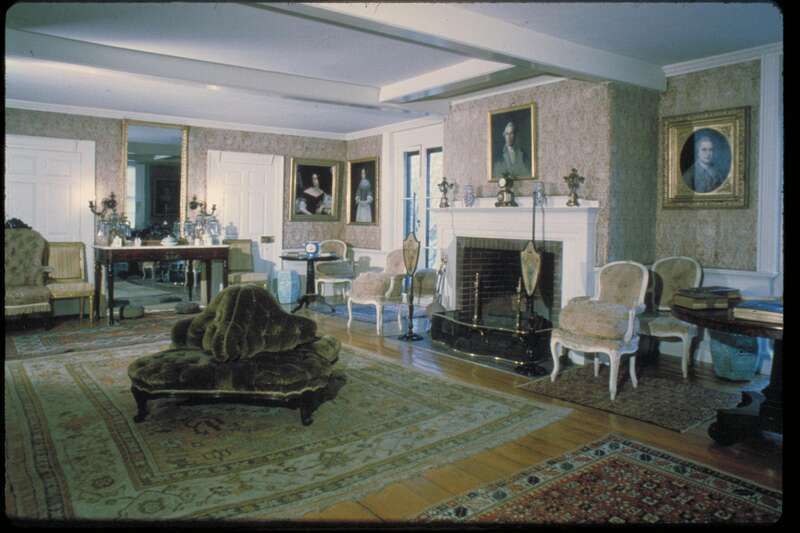 The parlor
Adams National Historical Park is located in the City of Quincy, Norfolk County, Massachusetts, approximately ten miles south of Boston. The Park comprises 11 historic structures and a cultural landscape totaling almost 14 acres. 
The