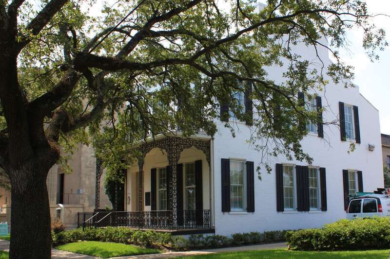 Admiral Raphael Semmes House at 804 Government Street in Mobile, Alabama.  On the National Register of Historic Places.