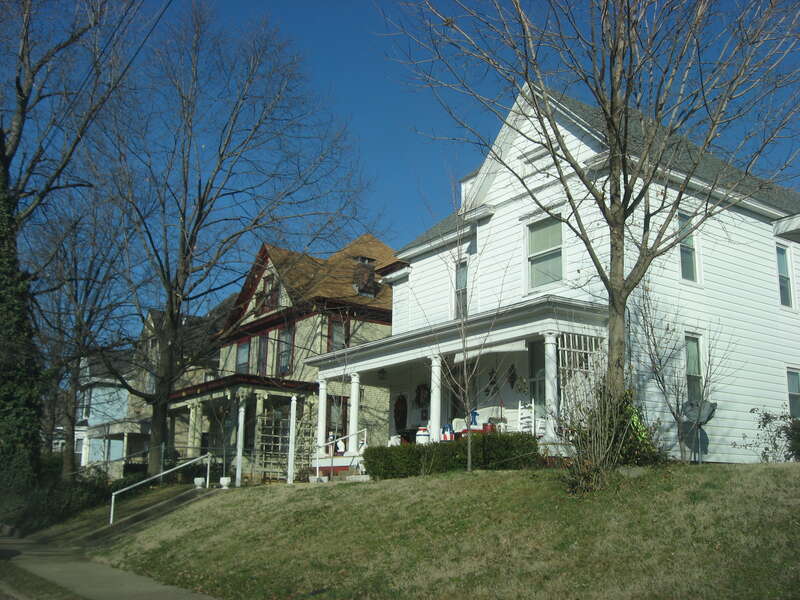 Houses on the eastern side of the 1200 block of Allen Street in Owensboro, Kentucky, United States.  This block is part of the J.Z. Moore Historic District, a historic district that is listed on the National Register of Historic Places.