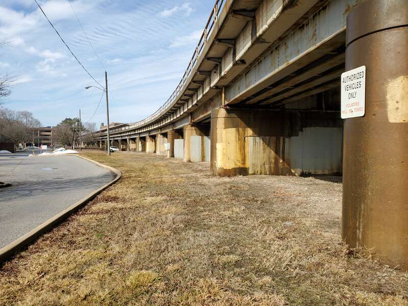 an overpass.