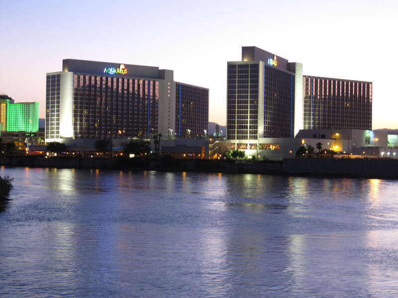 Aquarius Casino Resort (formerly known as the Flamingo Hilton Laughlin and Flamingo Laughlin) is a hotel and casino located in Laughlin, Nevada. The hotel is owned by American Casino &amp; Entertainment Properties and is the largest hotel in