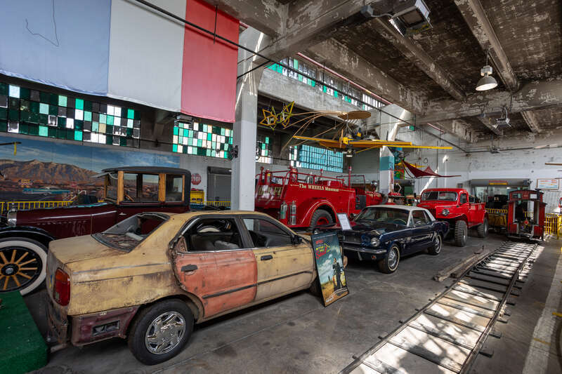 Autos at the Wheels Museum, Albuquerque, including the Suzuki Esteem used in the Better Call Saul episode, "Bagman".