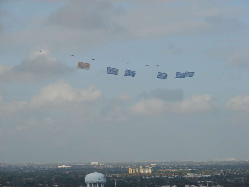 Banner towing