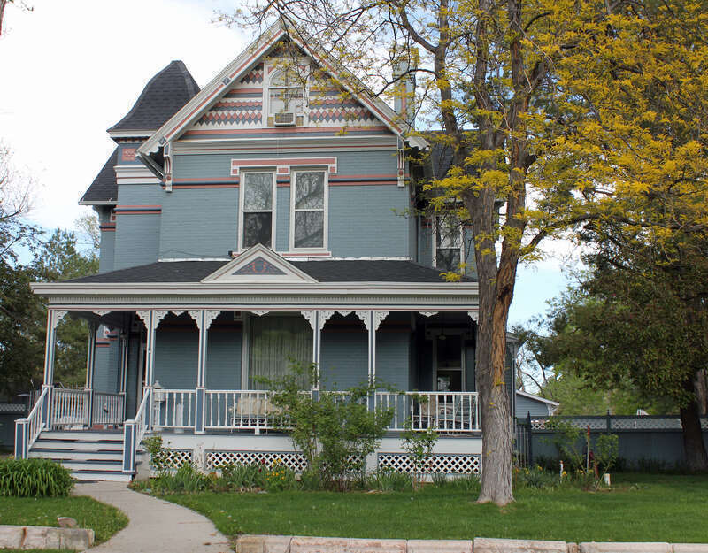 The Barndollar-Gann House, located at 1906 Court Street in Pueblo, Colorado. The house is listed on the National Register of Historic Places.