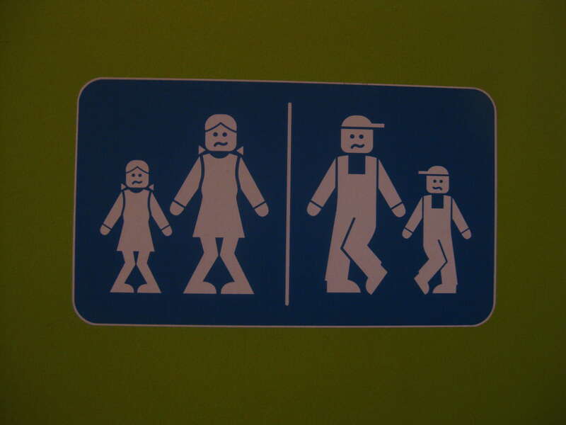 Bathroom sign WIN