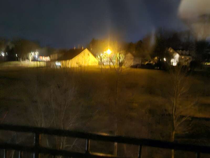 Bohrer Park at night
