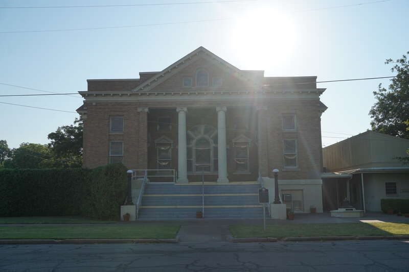 First Christian Church in Bonham, Texas (United States).